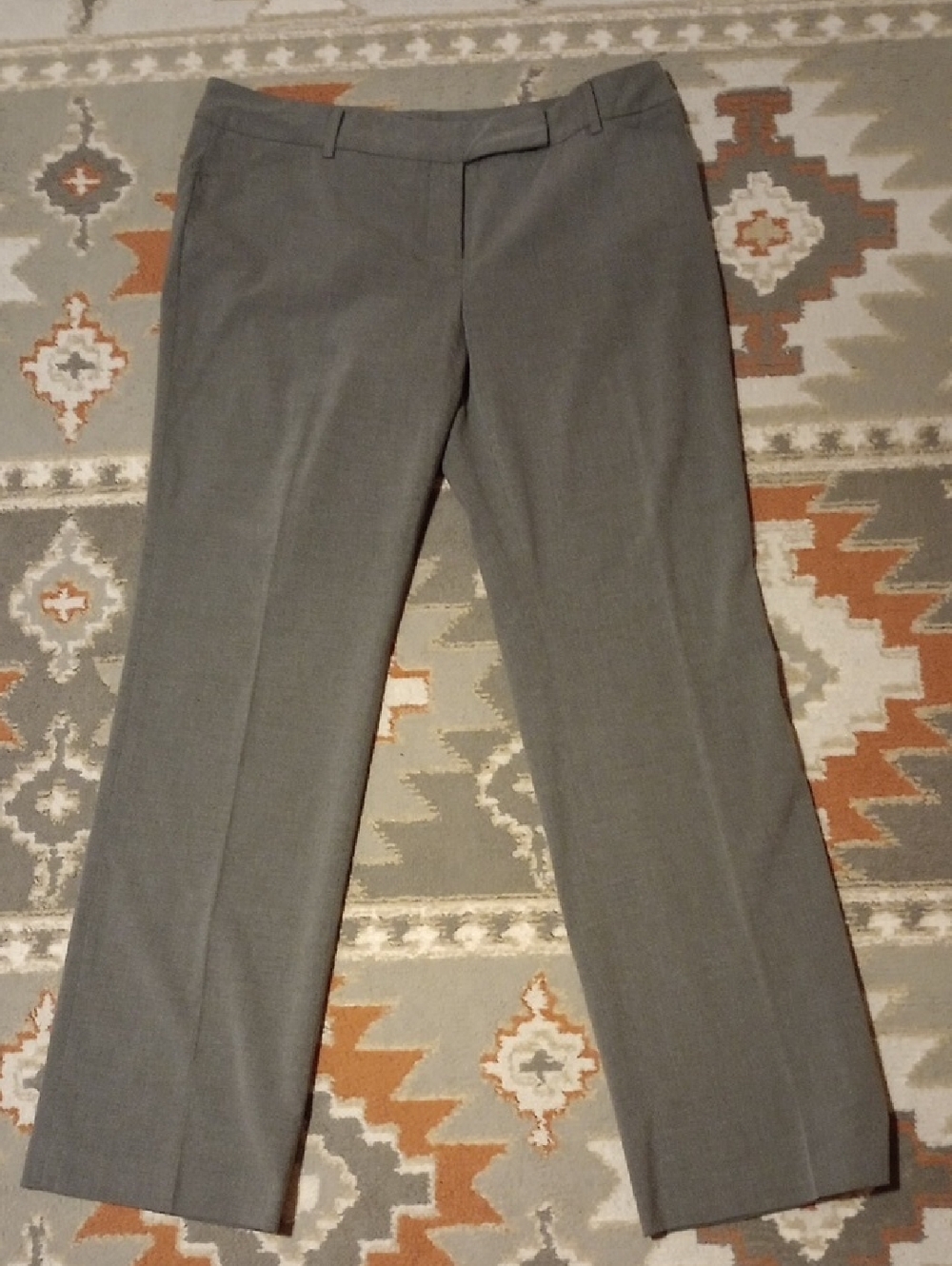 Harve Benard Gray Straight Leg Dress Pants